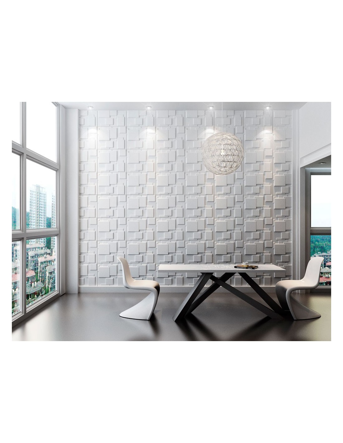 Panel Decorativo 3D Choc ¡Decora tus paredes de forma fácil y rápida!