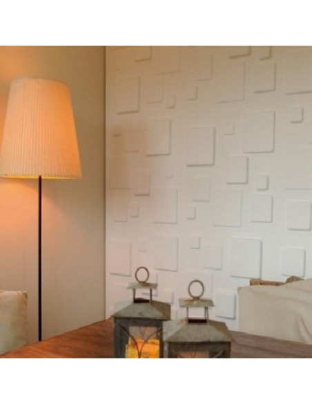 Panel Decorativo 3D Squares – 3m2